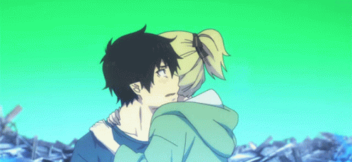 Love Embrace With Rin Okumura GIF