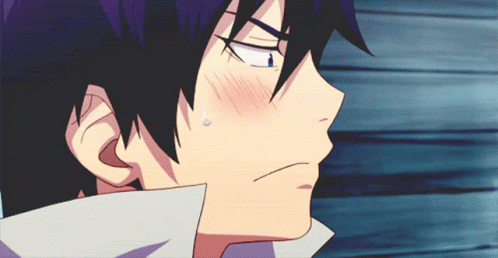Skeptical Glance Rin Okumura GIF