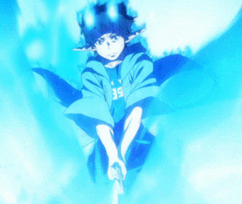 Rin Okumura Harnessing The Flames GIF