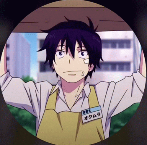 Rin Okumura Gets Job GIF