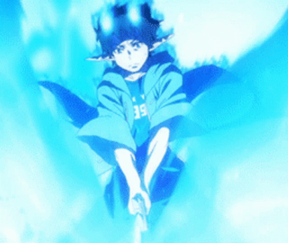 Rin Okumura Harnessing The Flames GIF