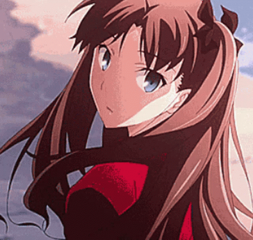 Rin Tohsaka Anime Seriously Turned GIF