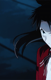 Rin Tohsaka On The Edge Of The Building GIF