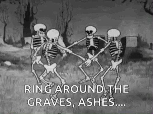 Ring Around The Graves Dancing Skeleton Meme GIF