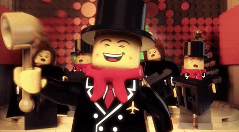 Ring The Bell Lego Happy GIF