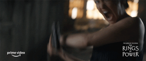 Rings Of Power Bronwyn Orcs GIF
