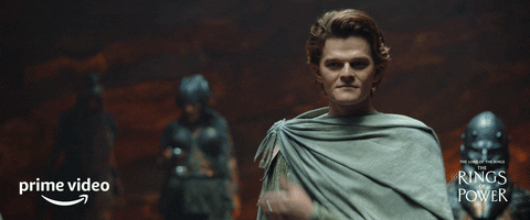 Rings Of Power Elrond Cape GIF