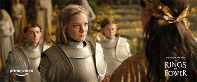 Rings Of Power Galadriel Gil-galad GIF