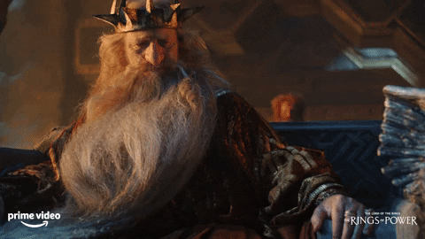 Rings Of Power King Durin Thror GIF
