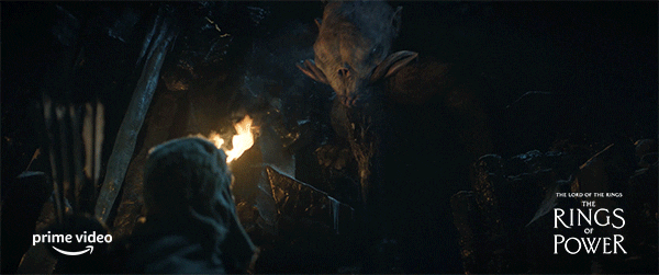 Rings Of Power Monster Roar GIF