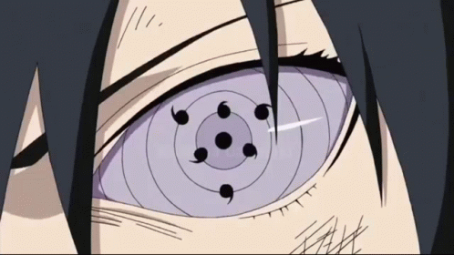 Rinnegan Sasuke Close Up Eyes GIF