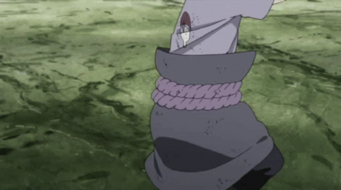 Rinnegan Sasuke Endure Attack GIF