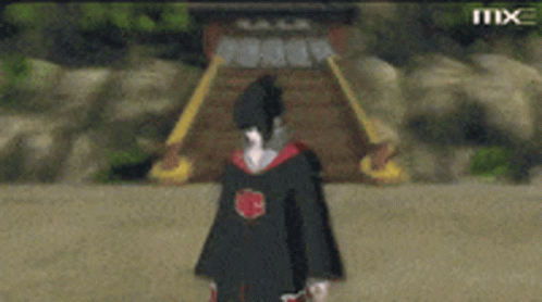 Rinnegan Sasuke Fierce Looking GIF