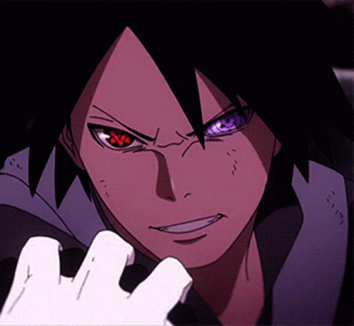 Rinnegan Sasuke Flowing Volt GIF