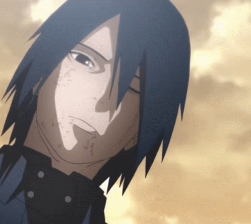 Rinnegan Sasuke Injured Eye GIF