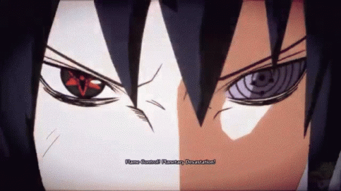 Rinnegan Sasuke Transformation GIF