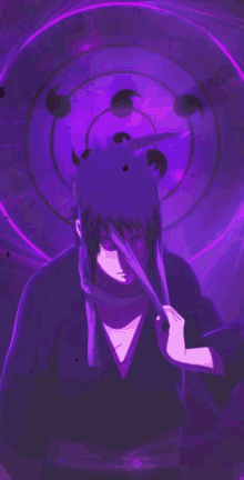 Rinnegan Sasuke Uchiha Phone Wallpaper GIF