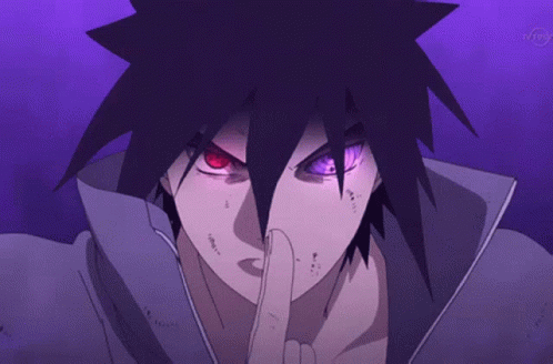 Rinnegan Sasuke Words Of Fight GIF
