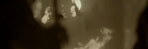 Riot Throwing Flames Around GIF