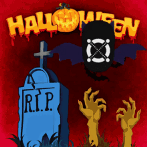 Rip Rest In Peace Halloween Graveyard GIF 