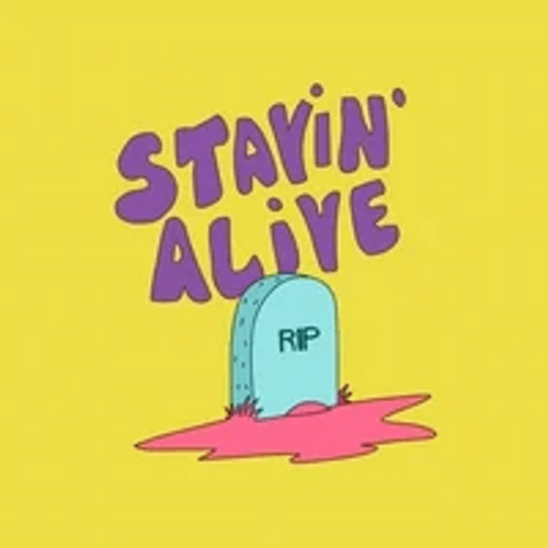 Rip Rest In Peace Staying Alive GIF 