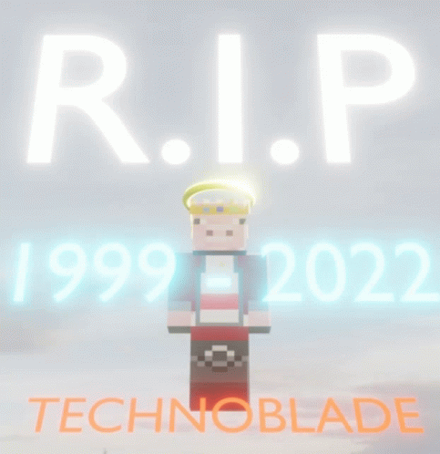 Rip Technoblade Death Tribute GIF