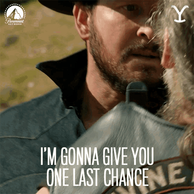 Rip Yellowstone Giving One Last Chance GIF