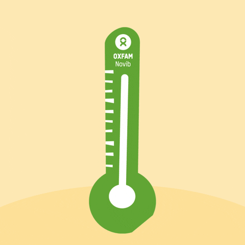 Rising Temperature Blows Up Thermometer GIF