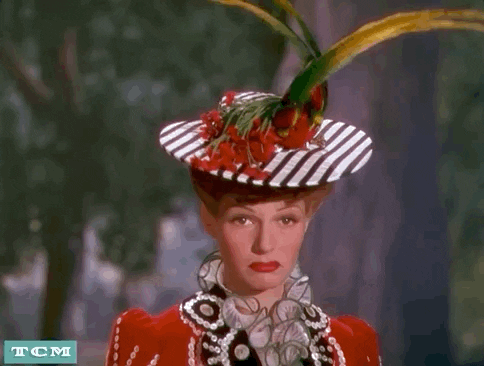 Rita Hayworth Crying Cover Girl GIF