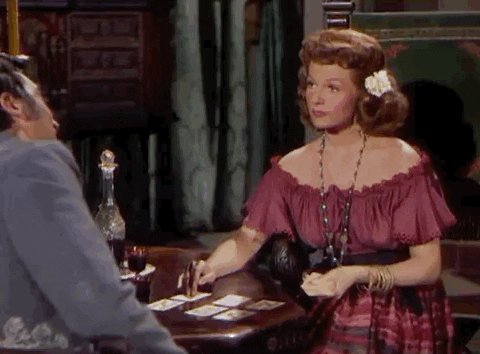 Rita Hayworth Fortune Teller GIF