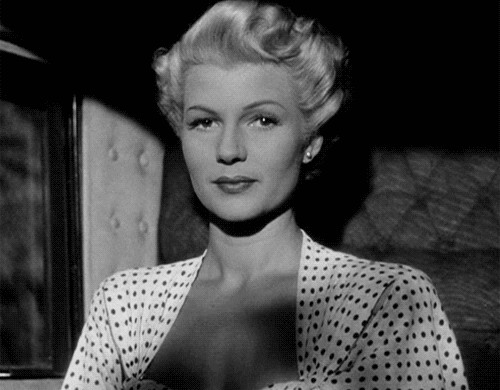 Rita Hayworth Unfazed Reaction GIF