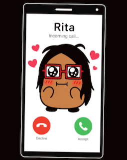 Rita Incoming Call With Hearts
