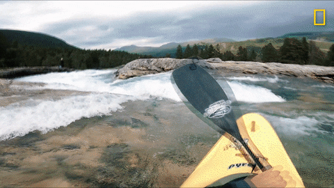 River Kayaking First Pov GIF