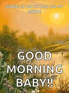 River Painting Woke Up With You