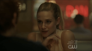 Riverdale Betty Cooper Touching Her Face GIF