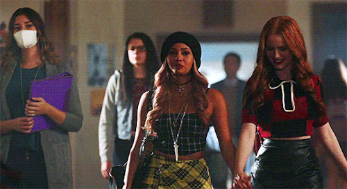 Riverdale Cheryl And Toni Walking Together GIF