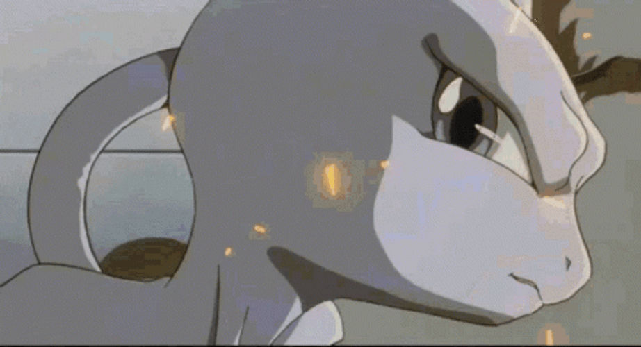 Riveting Mewtwo Unwavering Attack GIF