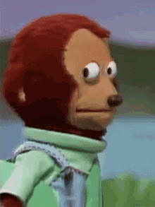 Rizz Monkey Doubtful Side Eye GIF