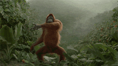 Rizz Monkey Slaying Dance Moves GIF
