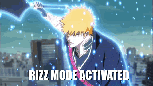 Rizzler Tensa Zangetsu Bleach Anime GIF