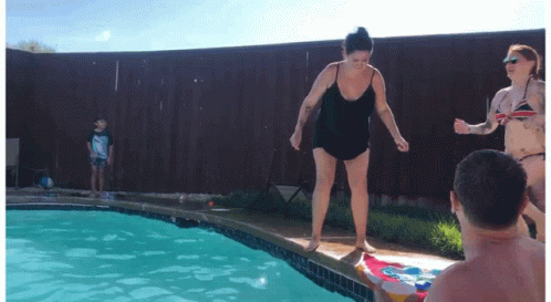 Rko Outta Nowhere By The Pool GIF