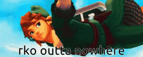 Rko Outta Nowhere Falling GIF