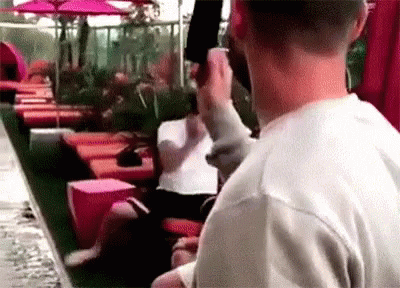 Rko Outta Nowhere Jump To The Pool GIF