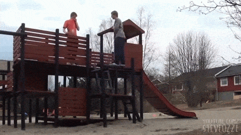 Rko Park Slide Fall GIF