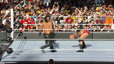 Rko Vs Seth Rollins GIF