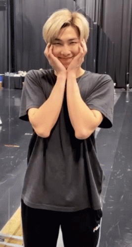 Kpop Bts Rm Cute Dance Practice GIF
