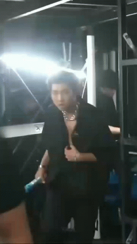 Kpop Bts Rm Running Backstage GIF