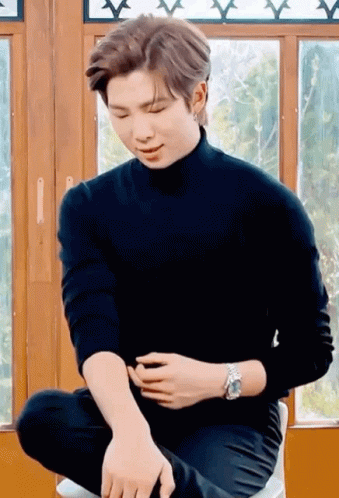 Kpop Bts Rm Interview Smile GIF