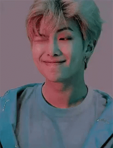 Kpop Bts Rm Wink Eyebrow Raise GIF
