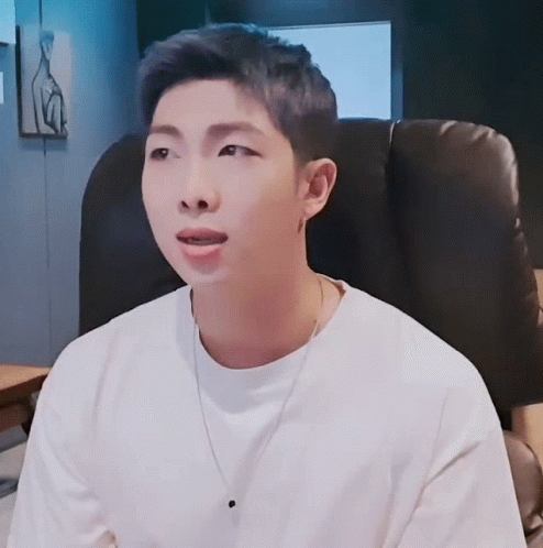 Kpop Bts Rm Livestream Talking GIF